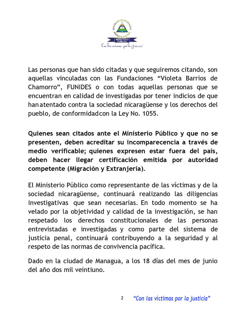 comunicado17-ministerio-publico-nicaragua